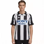 Juventus 1997–98 Home Kit Black White Stripes