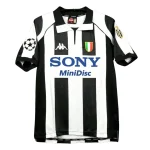 Juventus 1997–98 Home Kit Black White Stripes