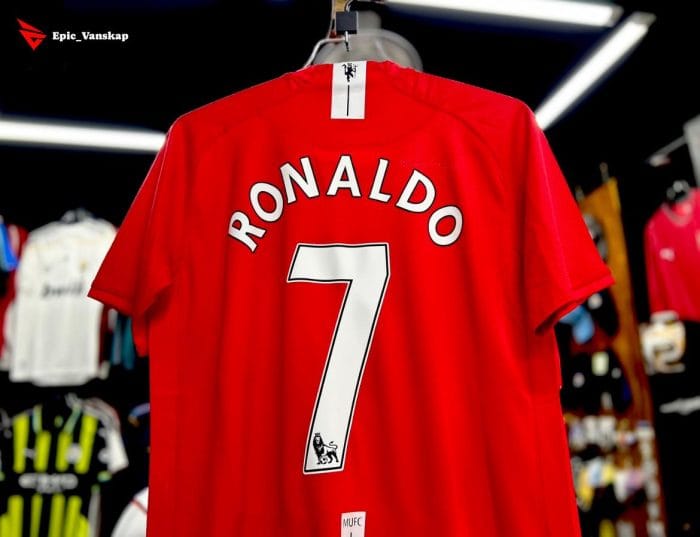 Manchester United 2007/08 Home Jersey Retro Red Kit