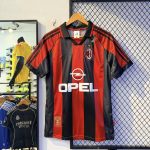 AC Milan 1998 1999 Home Jersey Red Black