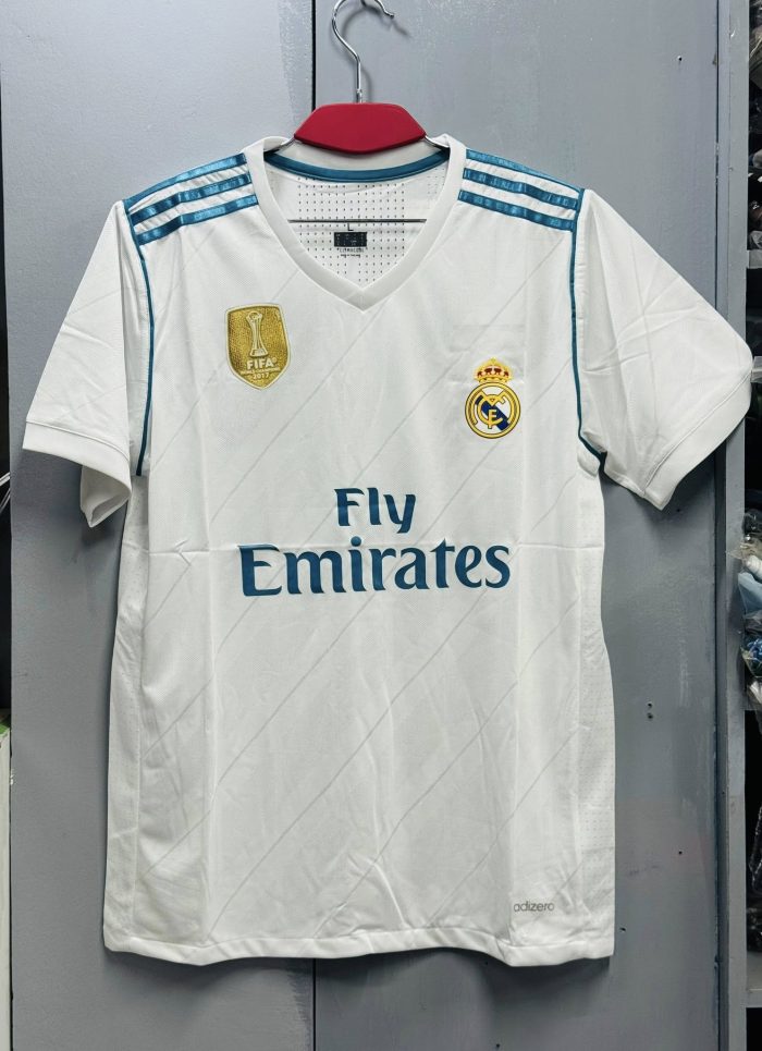 Real Madrid 17/18 Home Retro Shirt Real Madrid 2017–2018 Adidas Home Soccer Jersey
