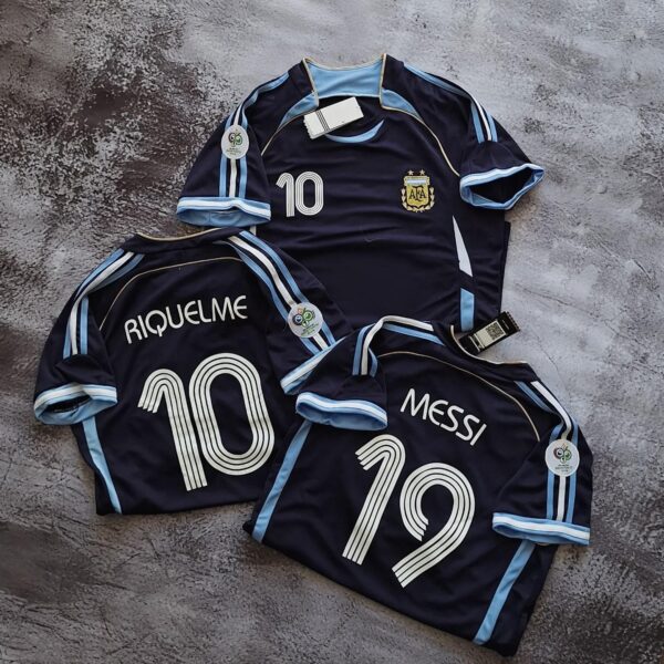 Argentina 2006 Away Jersey Navy Blue