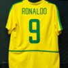 Brazil 2002 World Cup Home Kit Yellow Retro Jersey
