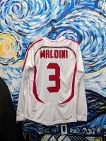 High-quality AC Milan 2006-07 Away white retro jersey