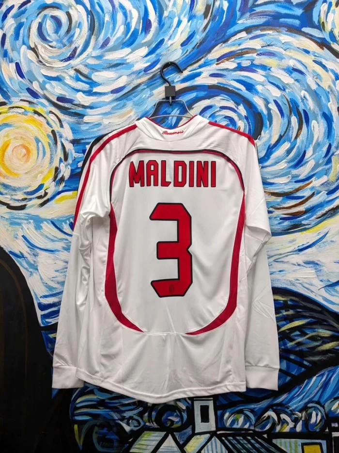 High-quality AC Milan 2006-07 Away white retro jersey