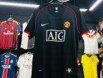 Manchester United 2007/08 Retro Away Shirt Black Jersey