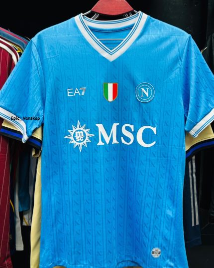 SSC Napoli 2025/26 Home Kit Player Version Authentic