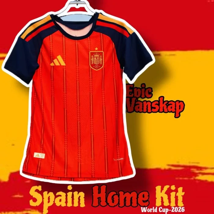 Spain National Team World Cup 2026 home design
