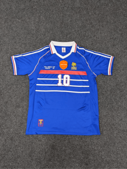 France 98 Home Kit Retro World Cup Jersey Blue