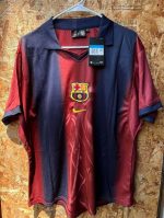 FC Barcelona x Travis Scott Cactus Jack Limited Edition Retro 2000/01 Home Kit - Image 3