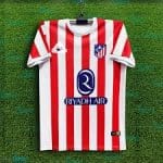 Atletico Madrid 2025/26 Home Jersey Player Edition Red White Stripes