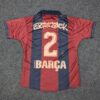 FC Barcelona x Travis Scott Cactus Jack Limited Edition Retro 2000/01 Home Kit Jersey