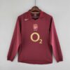 Arsenal 2005/06 Home Full Sleeve Retro Jersey Highbury Kit