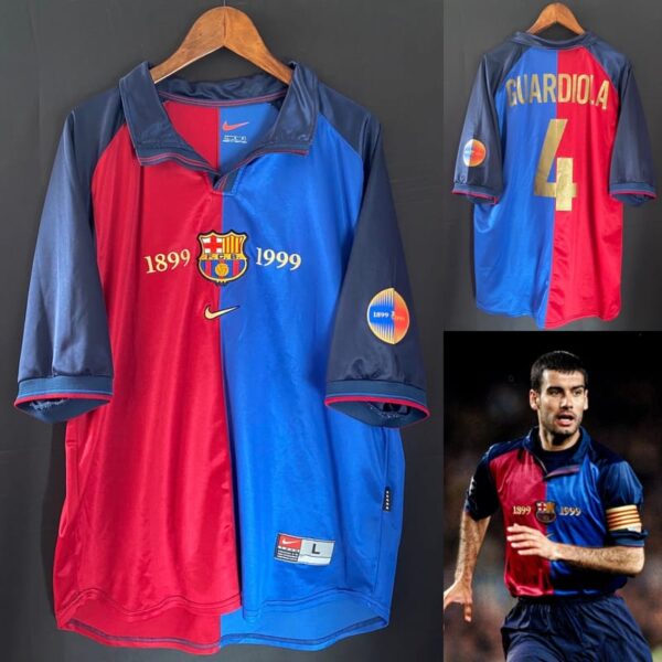 Barcelona 1899 1999 Centenary Retro Jersey Classic Kit