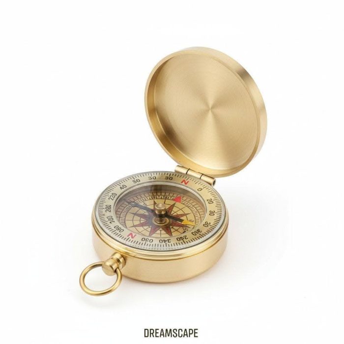 Brass Survival Compass Vintage Hiking Outdoor Navigation Compass Bangladesh