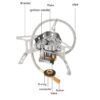 Desert Fox Tourist Burner Camping Gas Stove Outdoor Cooking Stove Bangladesh