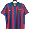 FC Barcelona 2005/06 Reissue Half Sleeve Jersey Retro Football Shirt