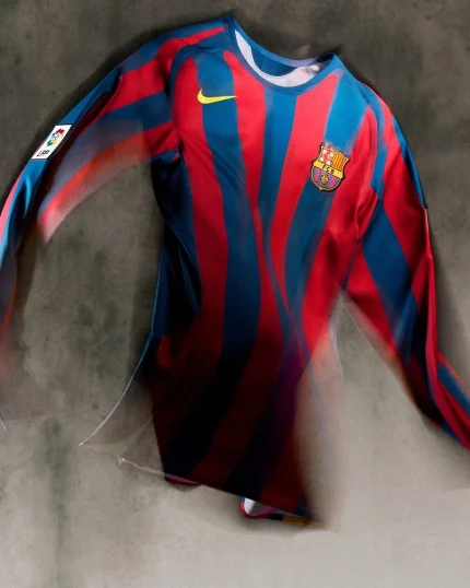 FC Barcelona 2005/06 Reissue Long Sleeve Jersey – Classic Retro Kit Bangladesh