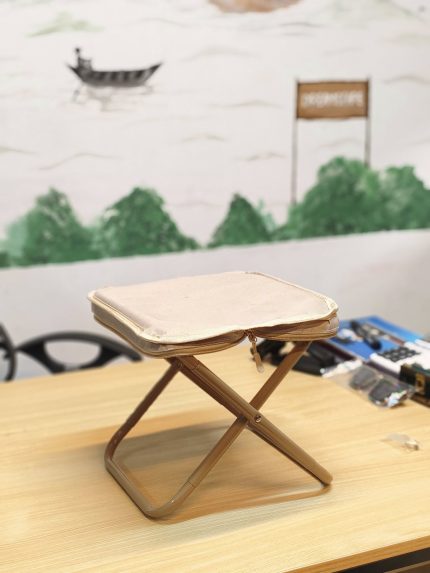 Foldable Camping Stool with Zippered Bag Portable Outdoor Seat Bangladesh