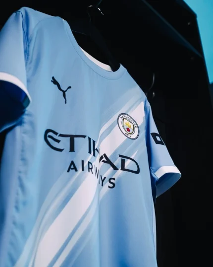 Manchester City 2024/25 Home Jersey Player Edition Football Kit