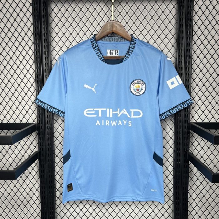 Manchester City 2024/25 Home Jersey Player Edition – Authentic Match Kit Bangladesh - Image 4
