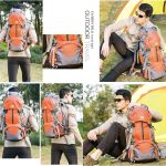 Vanaheimr 50L Waterproof Hiking Backpack for Trekking Camping Travel Bangladesh