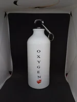 Personalized White Aluminum Water Bottle – Custom Print Bottle BD