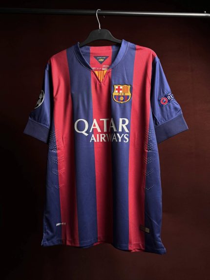 FC Barcelona 2014-15 Home Jersey Treble Winning Kit