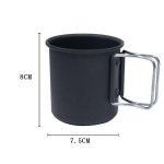 Portable Folding Aluminum Camping Cup – Lightweight Outdoor Travel Mug | Camping Cup Bangladesh - Image 4