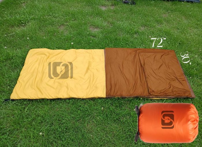 Rectangular Camping Sleeping Bag 72x30" Single Person Lightweight Outdoor Sleeping Bag Bangladesh