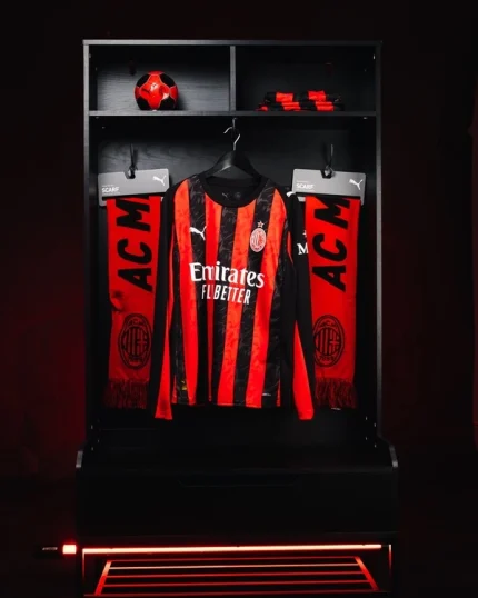 AC Milan 2025/26 Home Jersey Player Version Authentic Football Kit