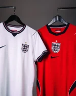 England 2026 World Cup Away Red Jersey Player Edition Authentic Football Kit