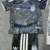 Argentina Away Kids Set Jersey and Shorts Football Kit